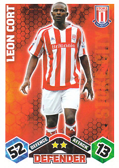 Leon Cort Stoke City 2009/10 Topps Match Attax #258